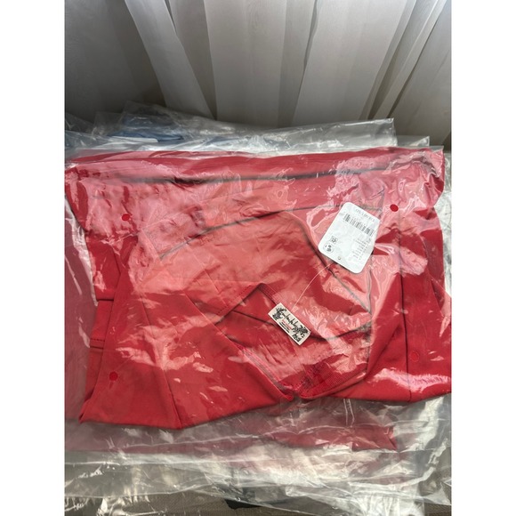 NWT‎ Free People Halter Top Plunging Neckline Open Back Sleeveless Red Size S - Picture 5 of 6